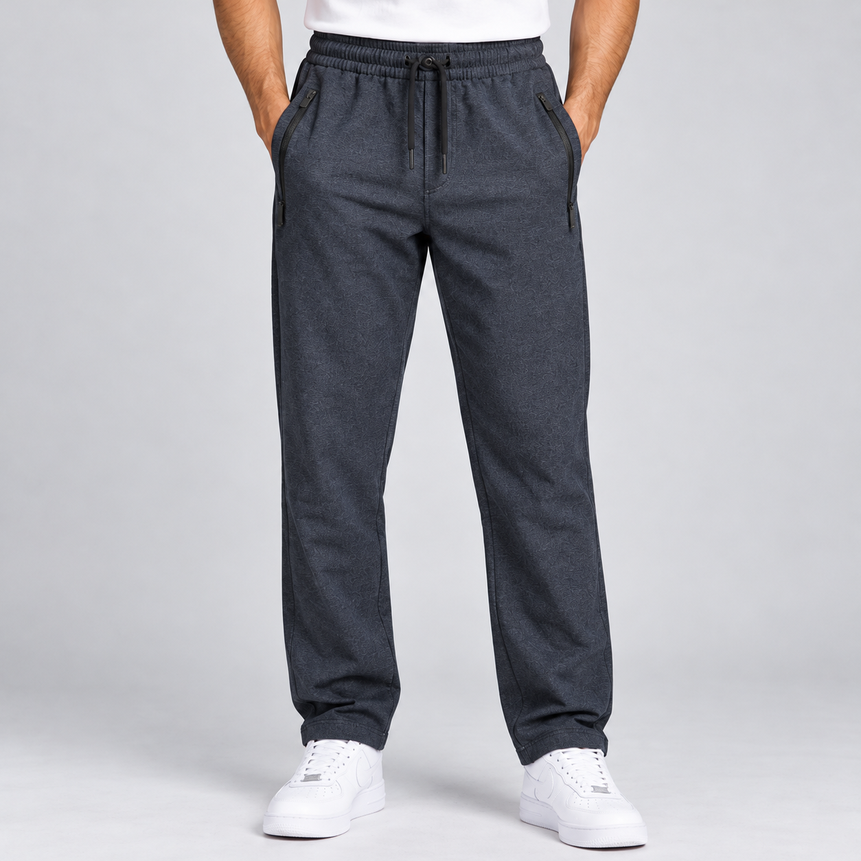 Lofa Men's Charcoal Black Denim Jogger Jeans | Relaxed Everyday Wear