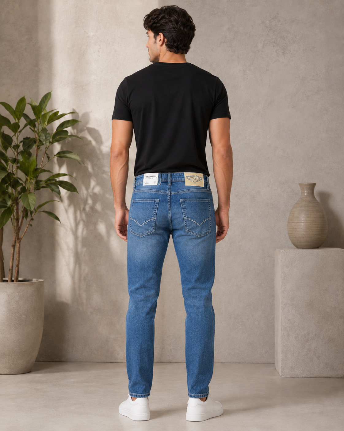 Beauty Art Men's Slim Fit Stretchable Blue Denim Jeans - Comfortable Casual Jeans for Everyday Style