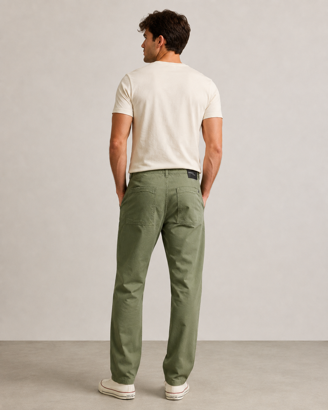Beauty Art Men’s Olive Green Regular Fit Cargo Pants | Casual Utility Trousers for Everyday Wear