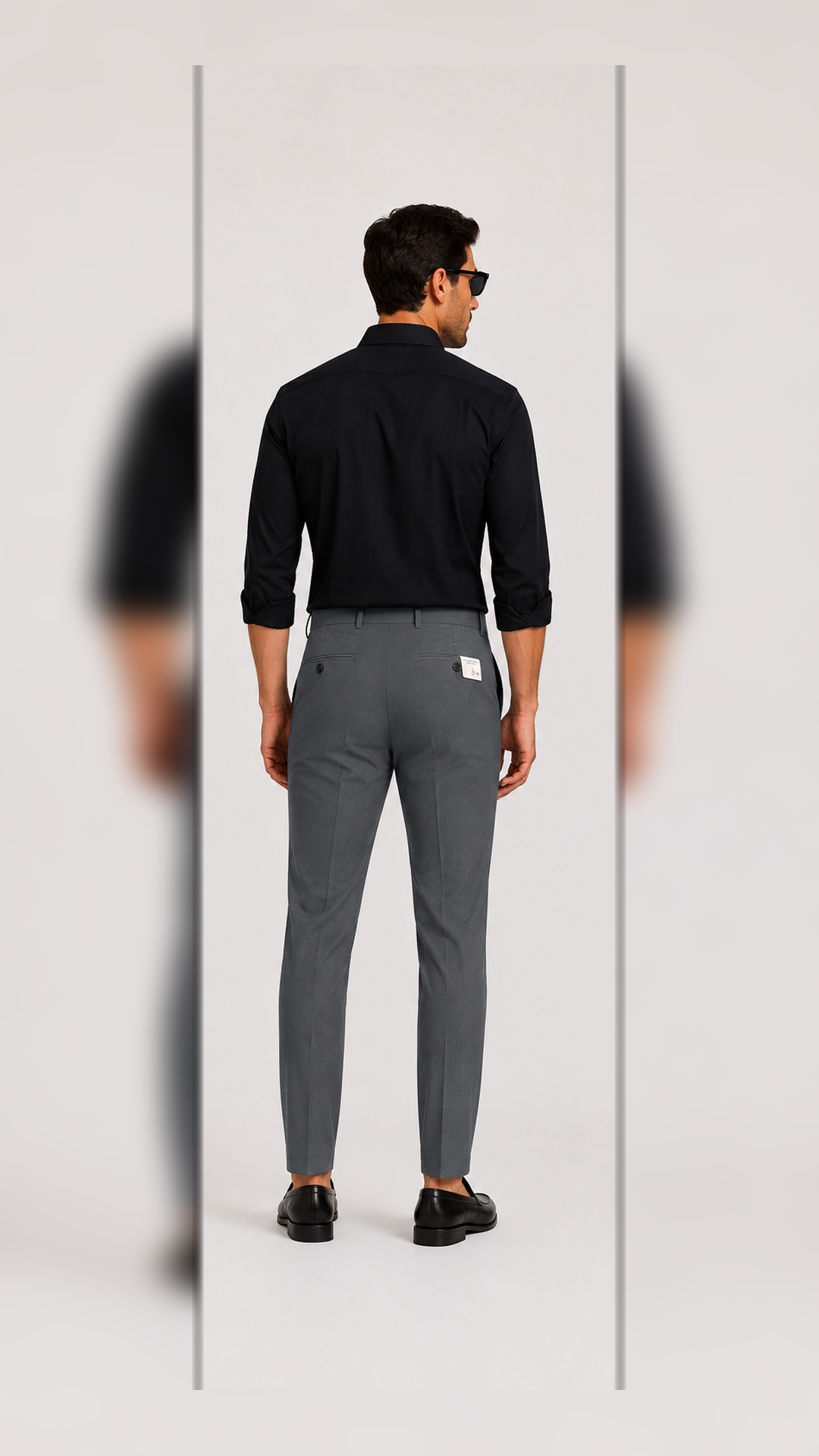 Beauty Art Men’s Everyday Regular Fit Trousers | Smart Casual Comfort Pants | Style 10