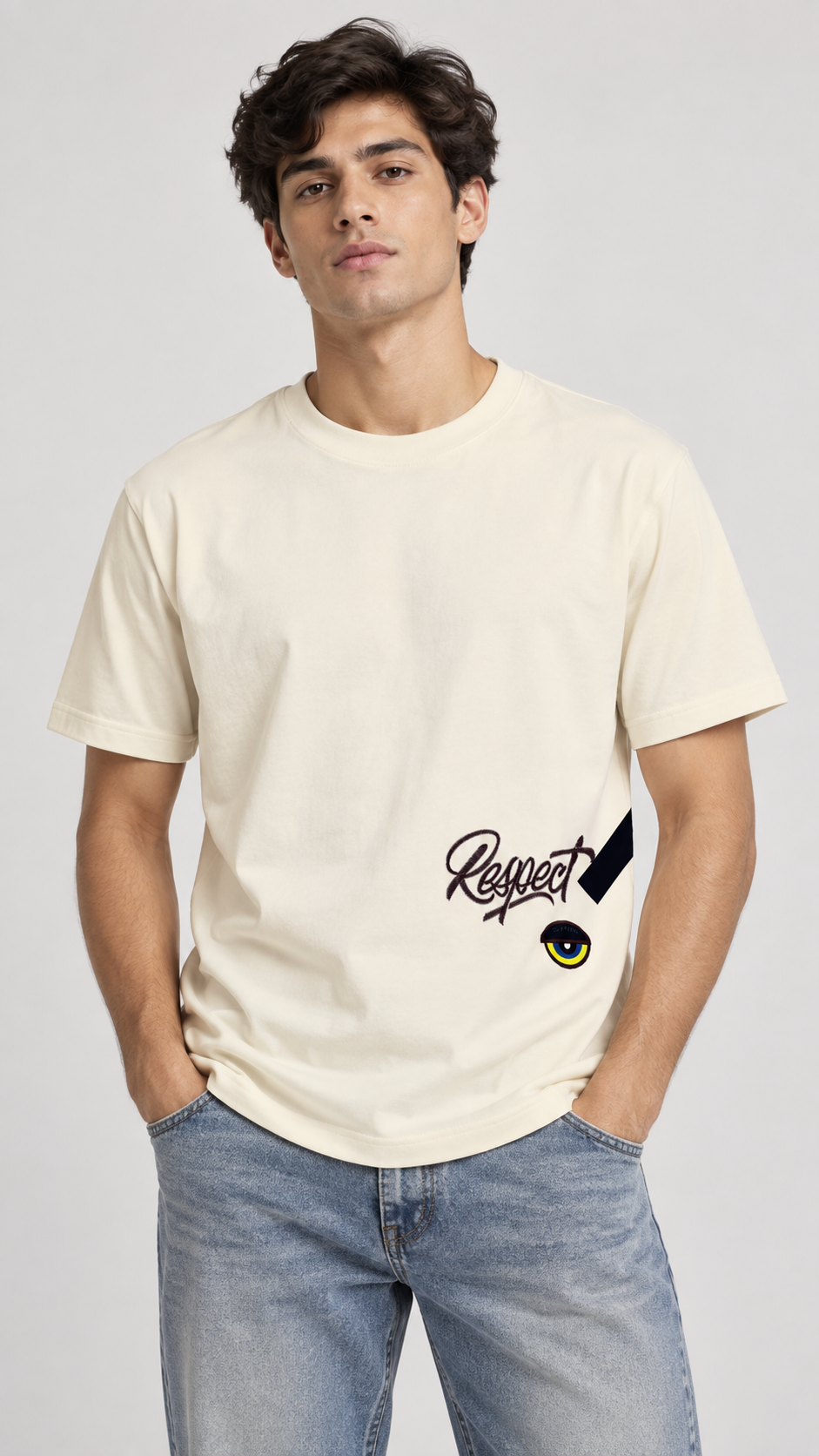 Beauty Art Men’s Regular Fit T-Shirt – Minimal & Easygoing Look