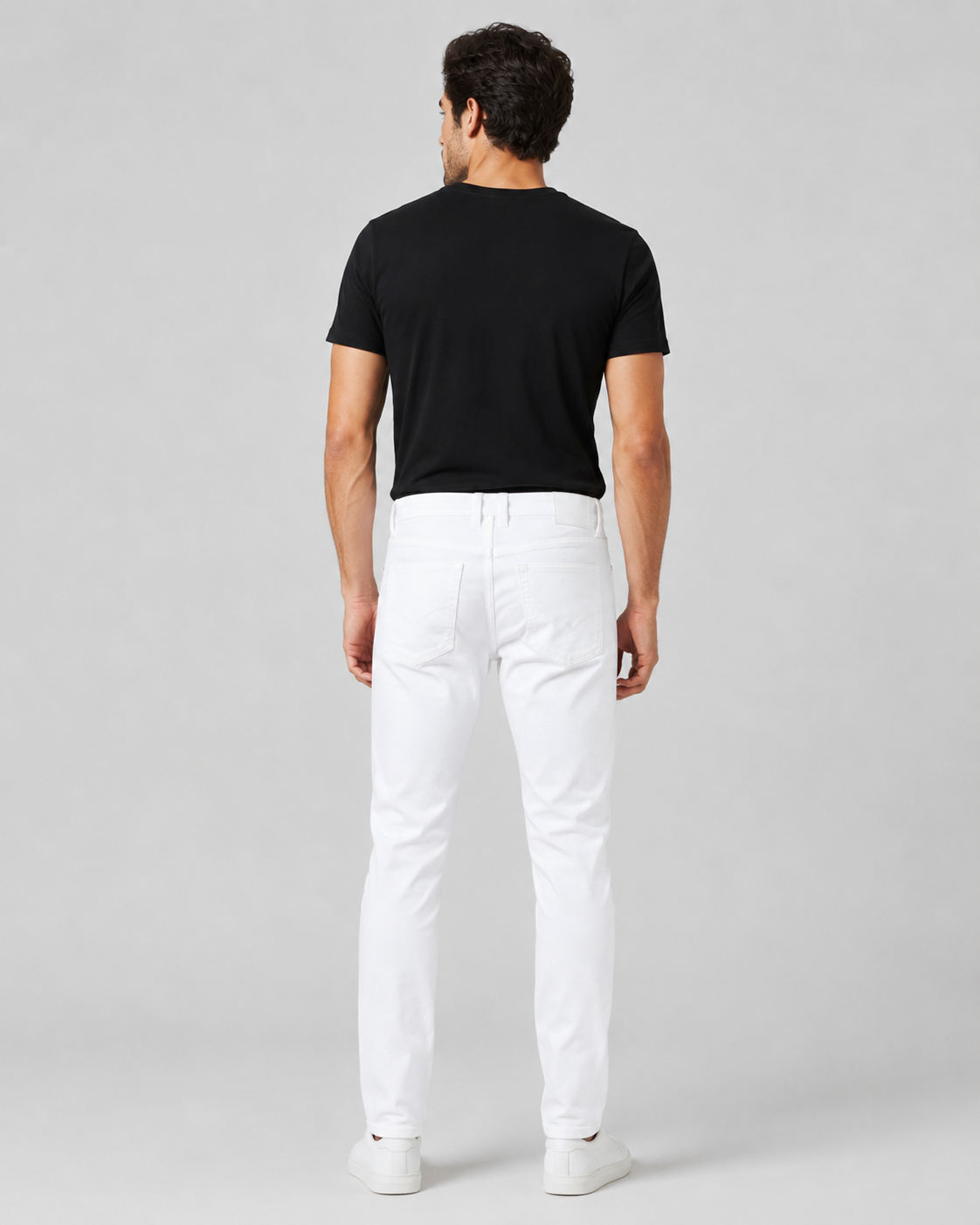 Beauty Art Men's Slim Fit White Denim Jeans - Stretchable Casual Jeans for Everyday Style